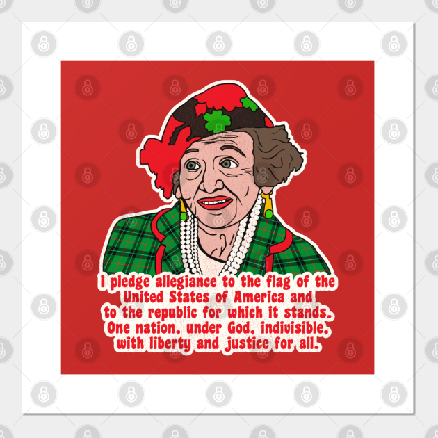 Pledge of Allegiance Aunt Bethany Christmas Vacation Quote